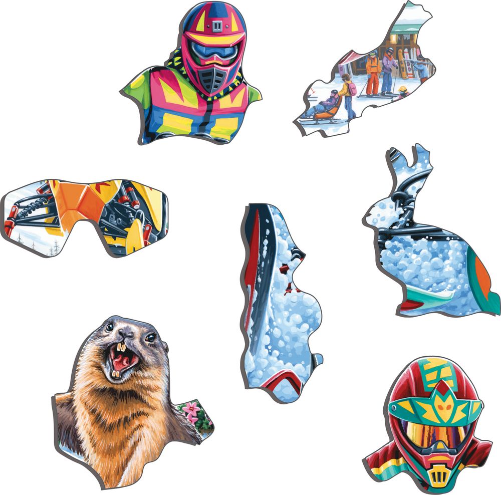 PG8 - Marmots, fast snowmobiles and flying snowboarder (Illustrative image 2) PG8 - Marmots, fast snowmobiles and flying snowboarder (Illustrative image 2)