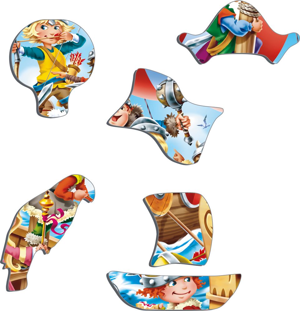 US41 - Barn som leker vikinger (Illustrasjonsbilde 2) US41 - Barn som leker vikinger (Illustrasjonsbilde 2)