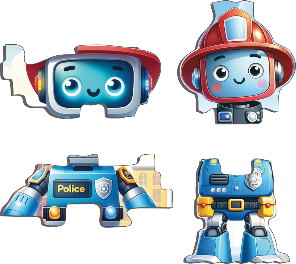 U25 - Vennlige roboter i byen (Illustrasjonsbilde 2) U25 - Vennlige roboter i byen (Illustrasjonsbilde 2)