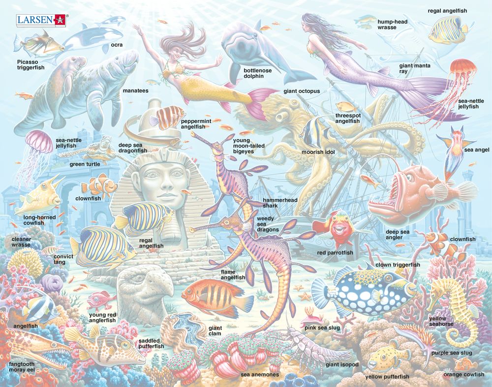 PG6 - Havfruer i en mystisk sunket by. (Illustrasjonsbilde 5)