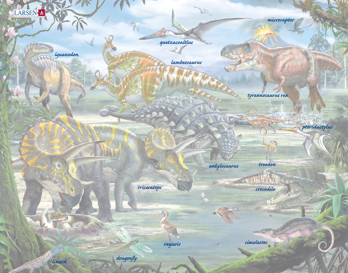 FH31 - Dinosaurs of the Cretaceous Period :: History :: Puzzles ...