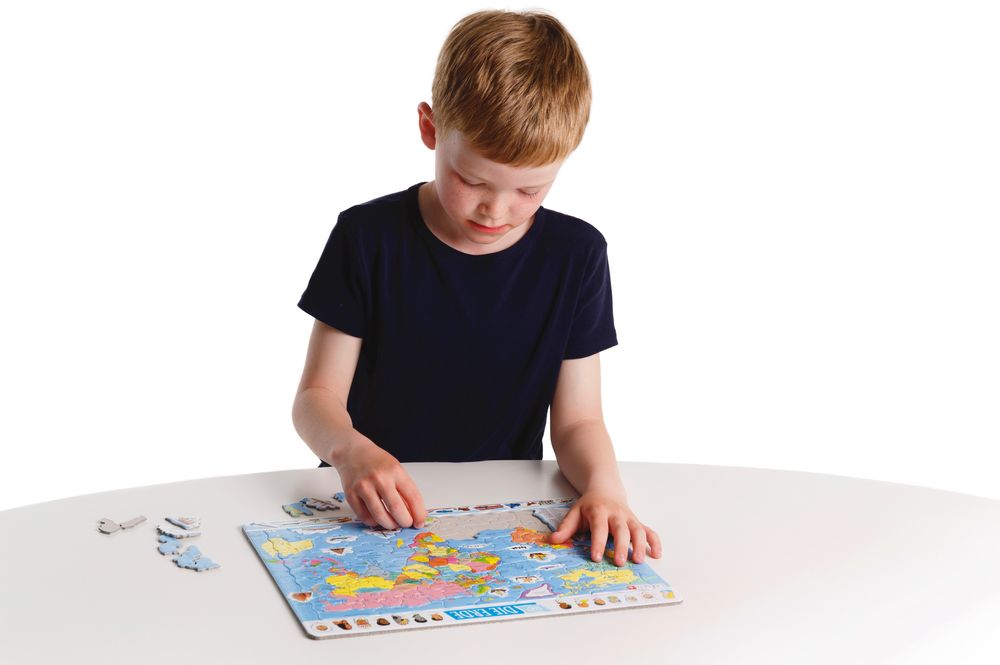 K1 - Verden, politisk kart (Illustrasjonsbilde 6)