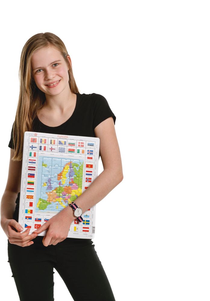 KL1 - Flagg og politisk kart av Europa (Illustrasjonsbilde 6) KL1 - Flagg og politisk kart av Europa (Illustrasjonsbilde 6)