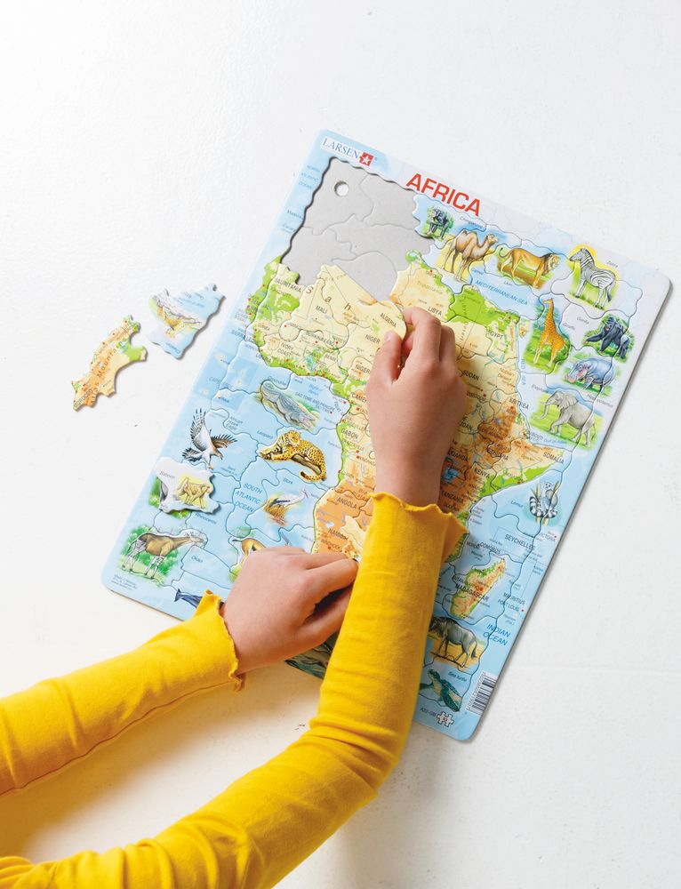 A22 - Afrika, topografisk kart (Illustrasjonsbilde 7)