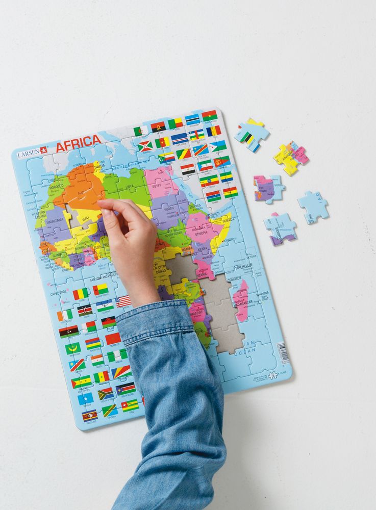 K13 - Afrika, politisk kart (Illustrasjonsbilde 7) K13 - Afrika, politisk kart (Illustrasjonsbilde 7)