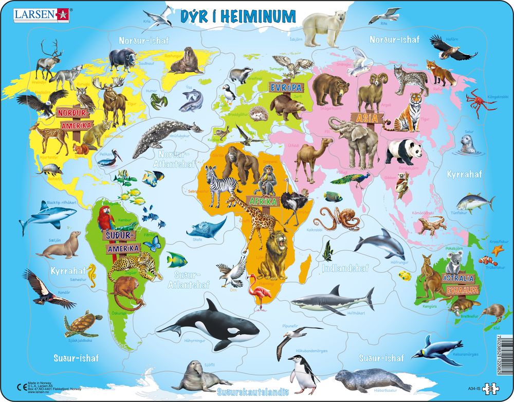 A34 - Animals of the World (Icelandic) A34 - Animals of the World (Icelandic)
