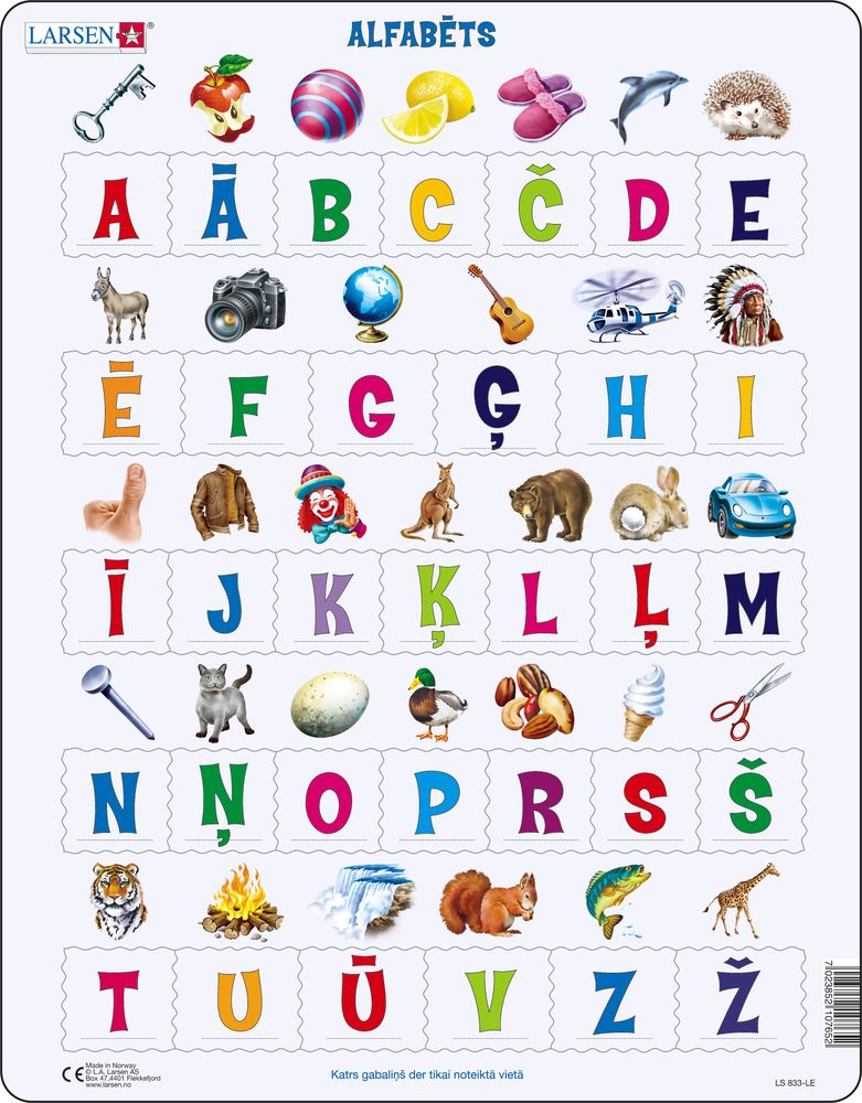 LS833 - ABC-Puzzle(33) (Latvian)