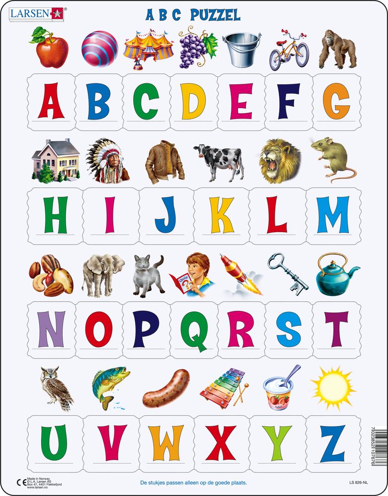 LS826 - Learn the Alphabet: 26 Upper Case Letters (Dutch) LS826 - Learn the Alphabet: 26 Upper Case Letters (Dutch)