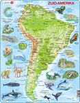 A25 - South America Topographic Map