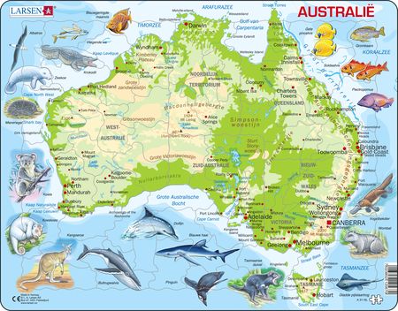 A31 - Australia Topographic Map