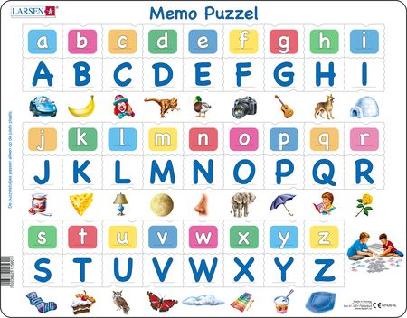 GP426 - MemoPuzzle: The Alphabet with 26 Upper and Lower Case Letters