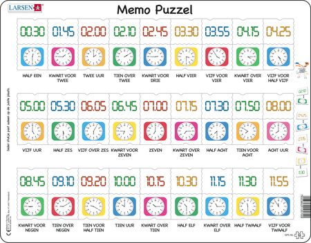 GP5 - MemoPuzzle: Lær klokka