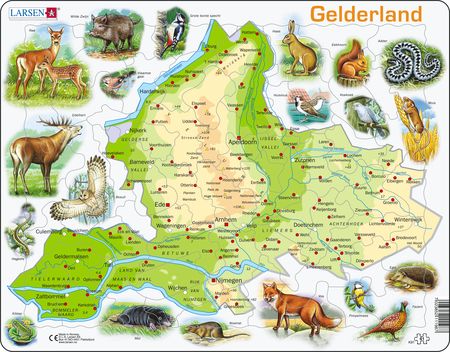 K91 - Gelderland physical map