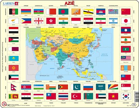 KL2 - Map/Flag - Asia