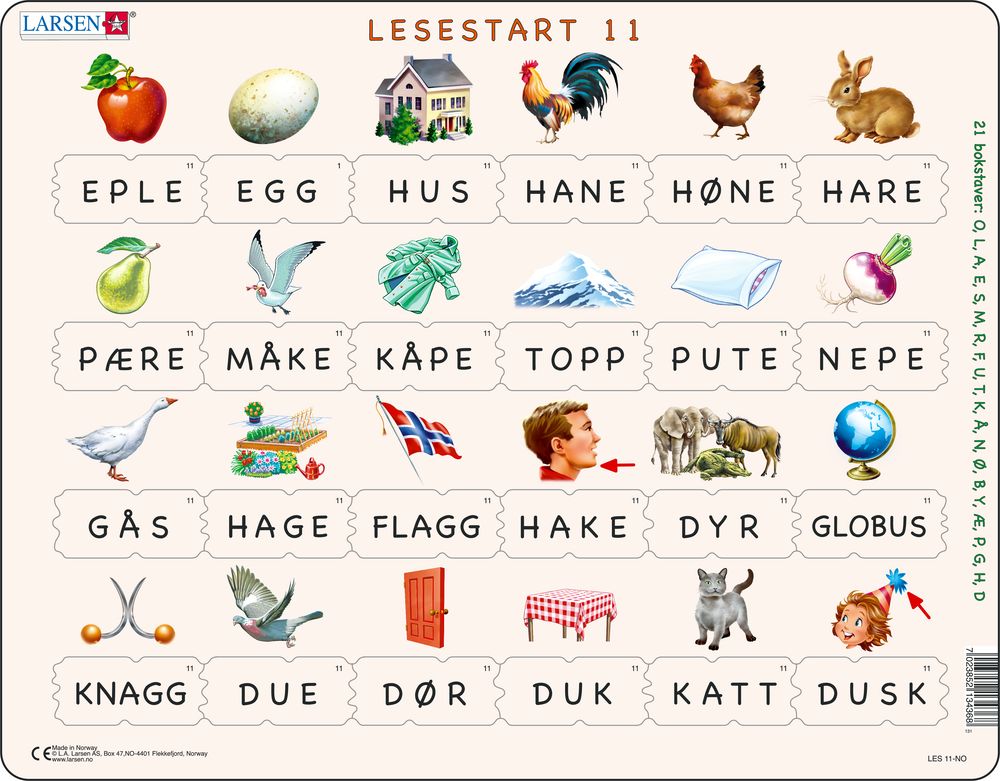 LES11 - LESESTART 11 (Norsk)