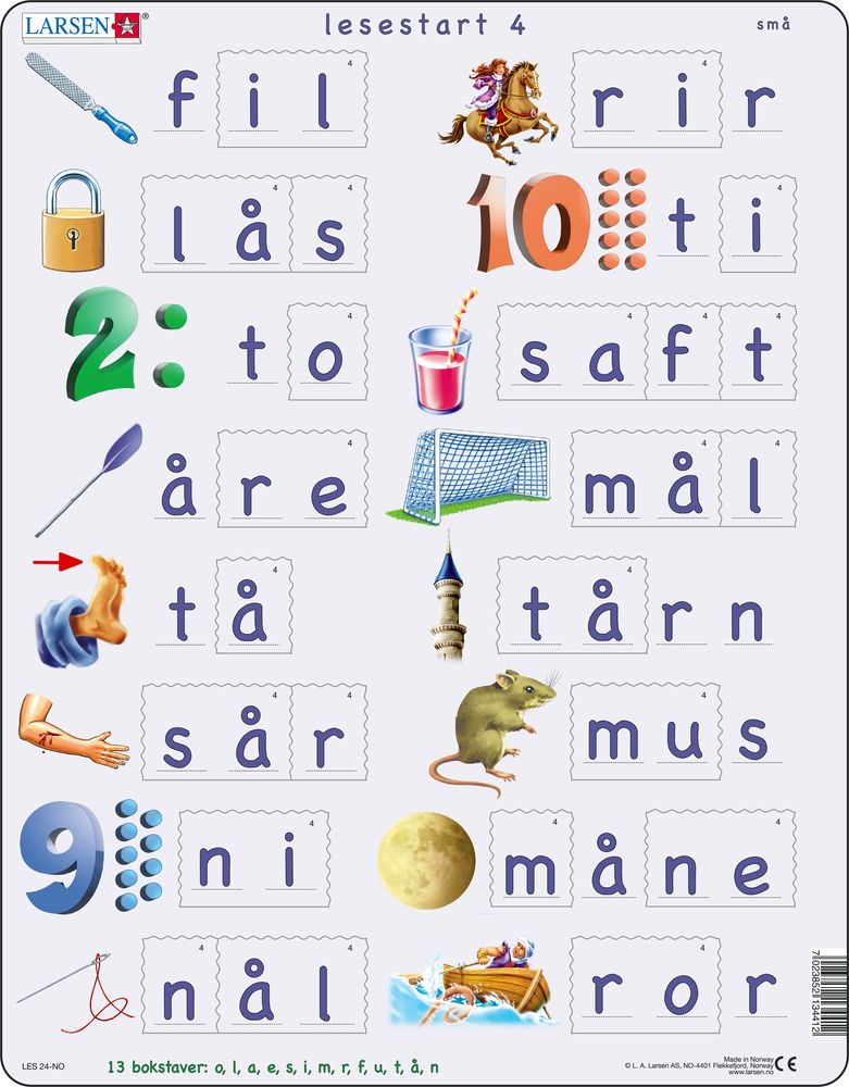LES24 - lesestart 24 (Norsk)