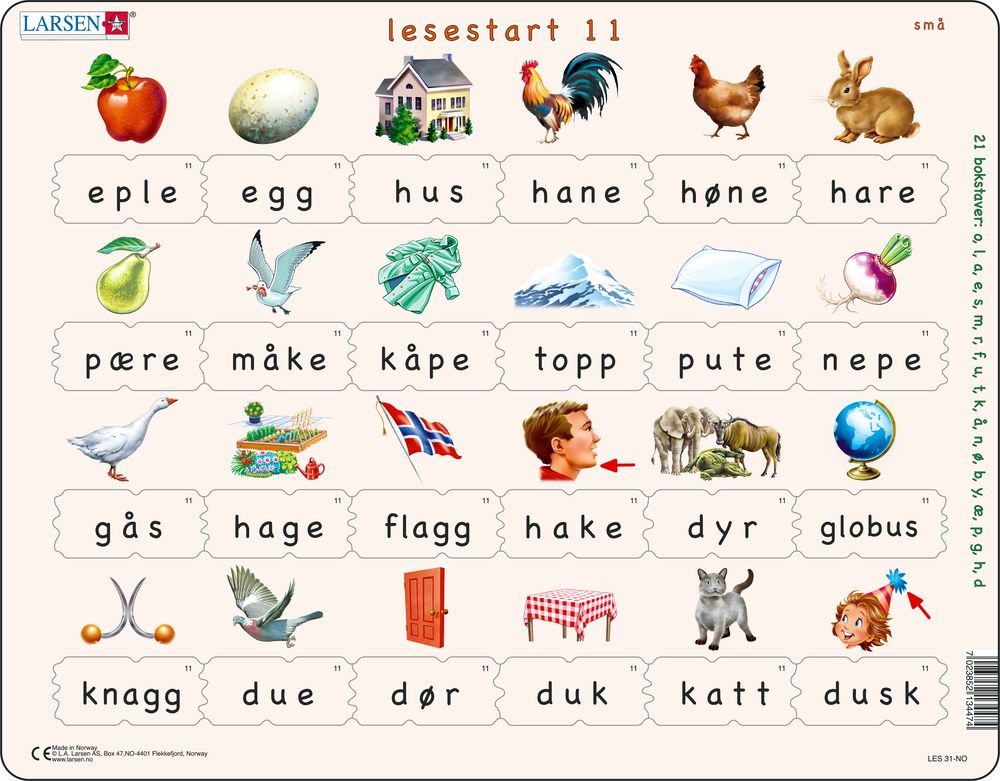 LES31 - lesestart 31 (Norsk)