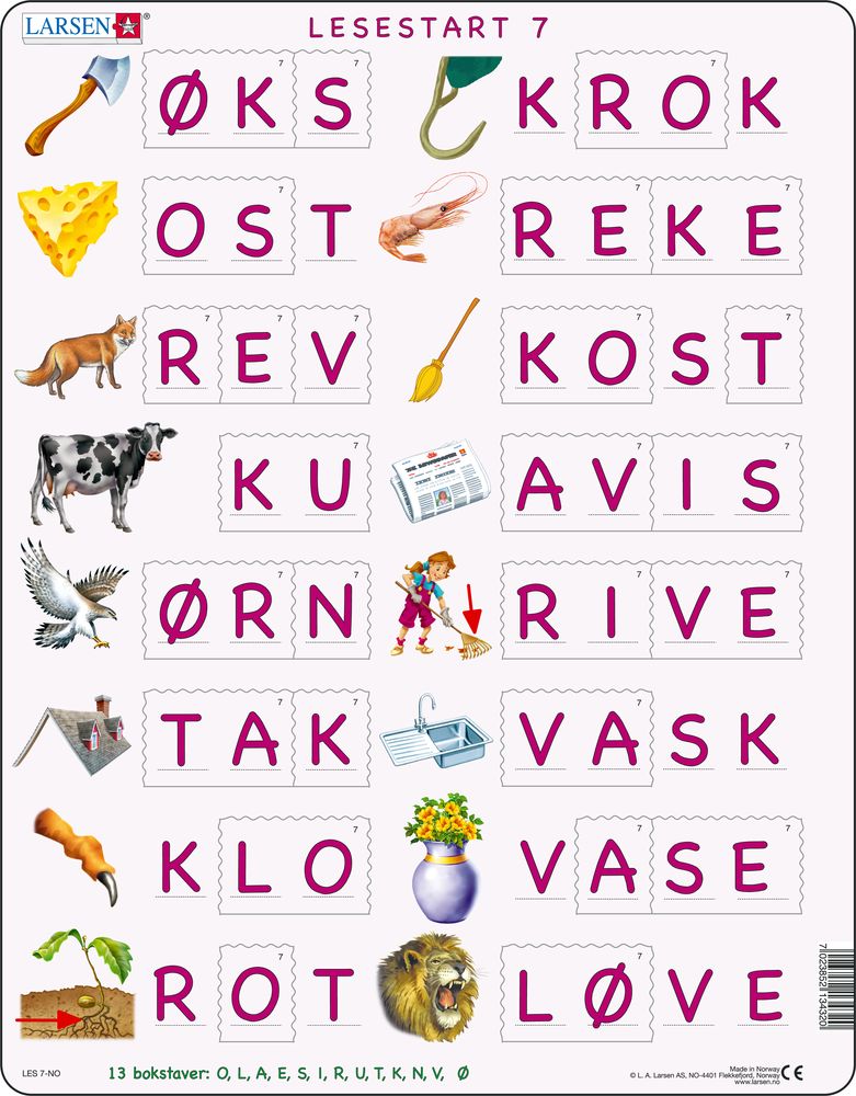 LES7 - LESESTART 7 (Norsk)