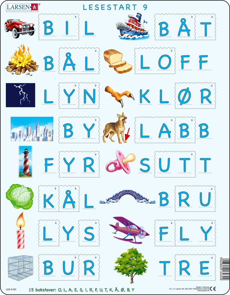 LES9 - LESESTART 9 (Norsk)