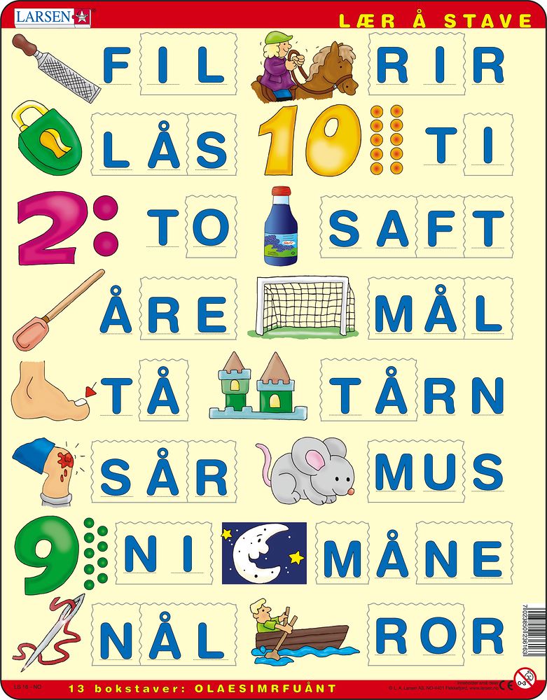 LS16 - Lær å stave (Norsk)
