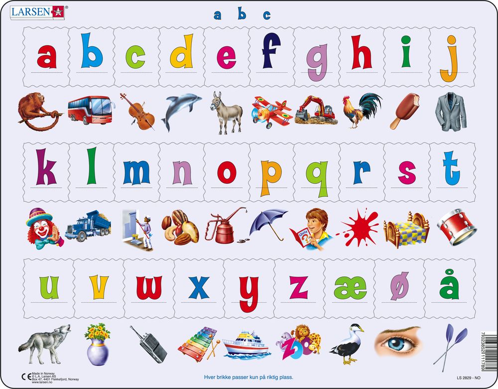 LS2829 - ABC Puzzle (Norwegian)