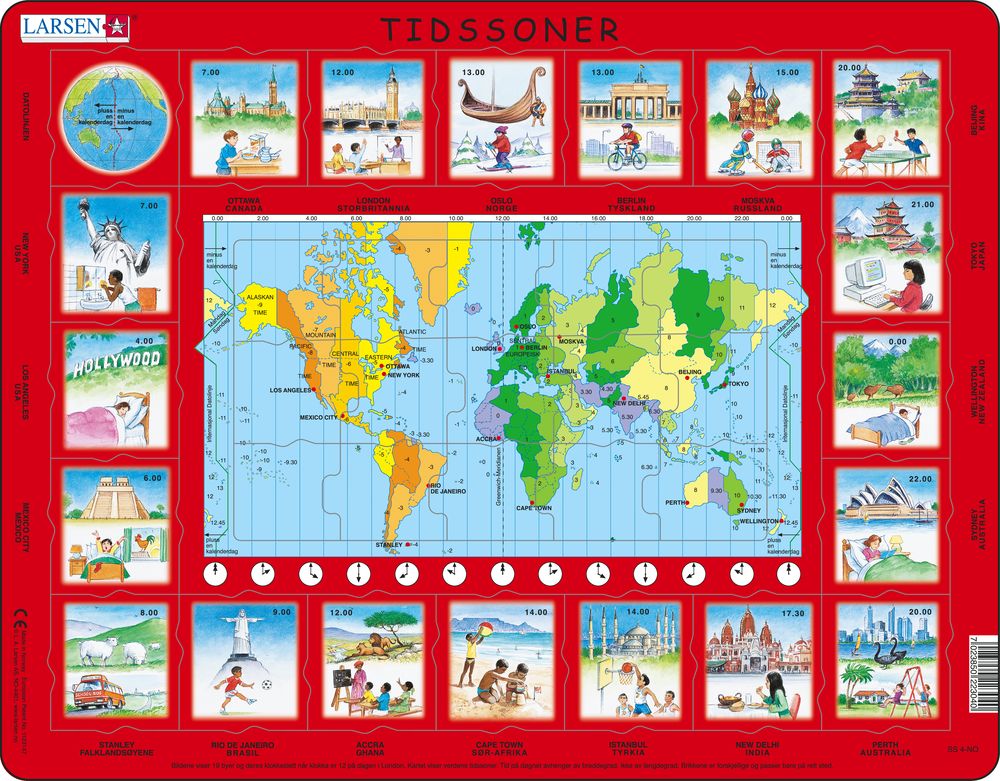 SS4 - Hva er klokka i resten av verden? (Norsk)