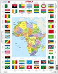 KL3 - Kart/flagg Afrika
