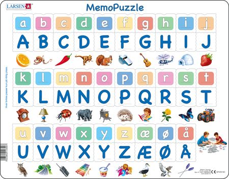 GP429 - MemoPuzzle: The Alphabet with 29 Upper and Lower Case Letters