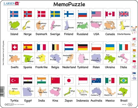 GP6 - MemoPuzzle: Flags and Capitals of 27 Countries