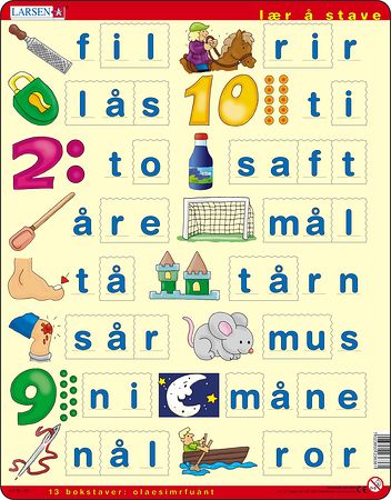 LS36 - Learn to spell, Norwegian