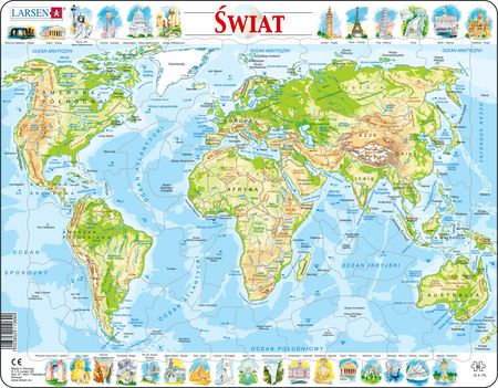 K4 - The World Topographic Map