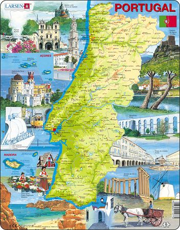 K71 - Portugal - Kart, severdigheter og attraksjoner