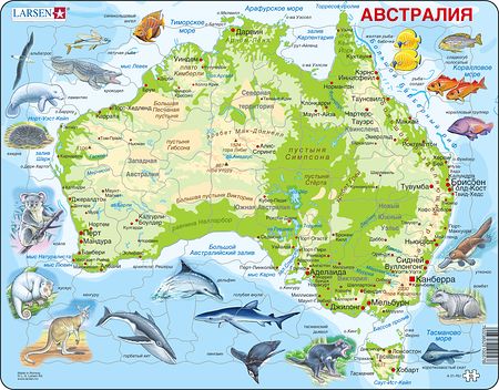 A31 - Australia Topographic Map