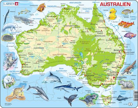 A31 - Australia Topographic Map