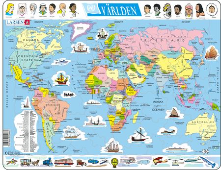 K1 - The World - Political Map