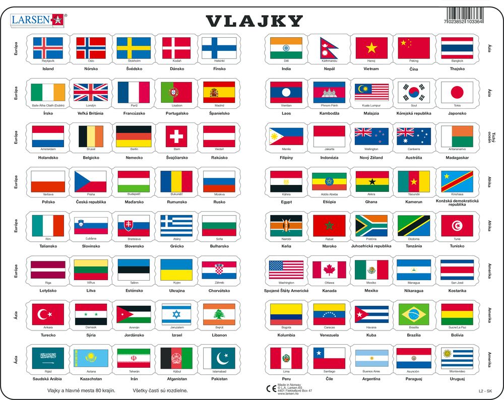 L2 - Flagg-Pussel (Slovakisk) L2 - Flagg-Pussel (Slovakisk)
