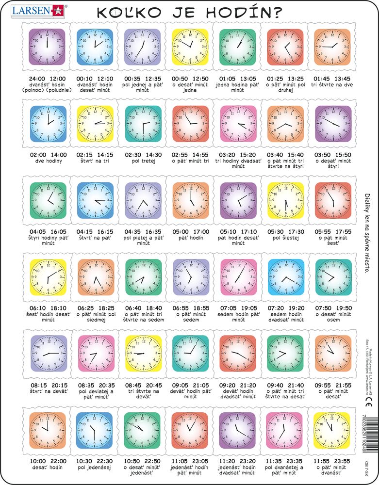 OB7 - Learn the Clock (Slovak) OB7 - Learn the Clock (Slovak)