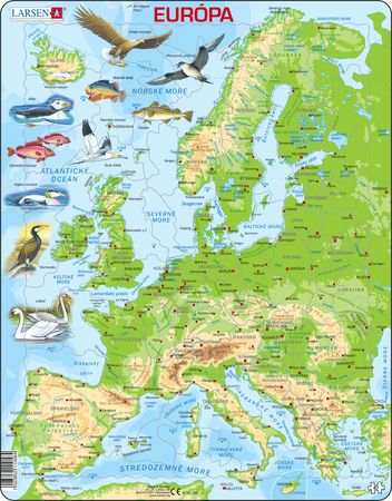 K70 - Europe Topographic  Map