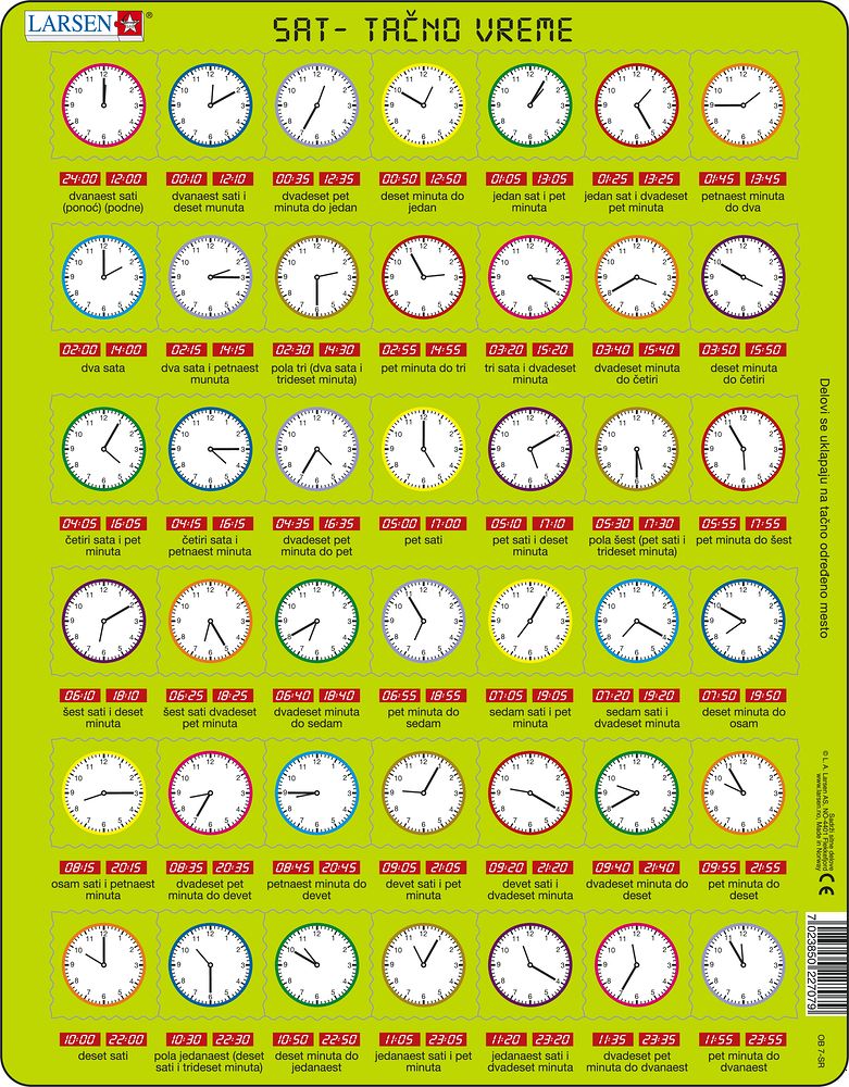 OB7 - Learn the Clock (Serbian) OB7 - Learn the Clock (Serbian)