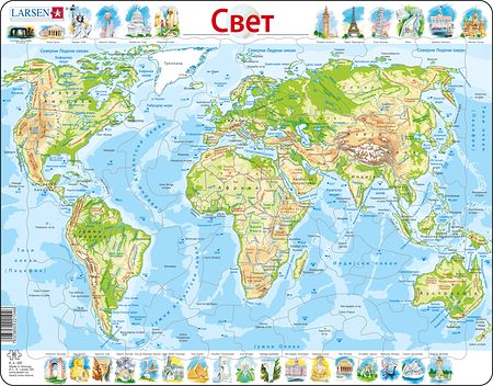 K4 - The World Topographic Map