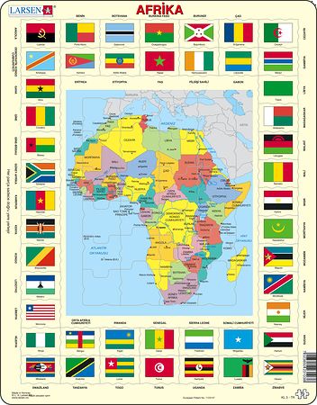 KL3 - Map/Flag - Africa