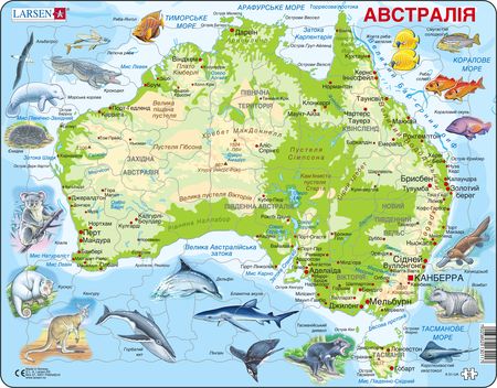 A31 - Australia Topographic Map