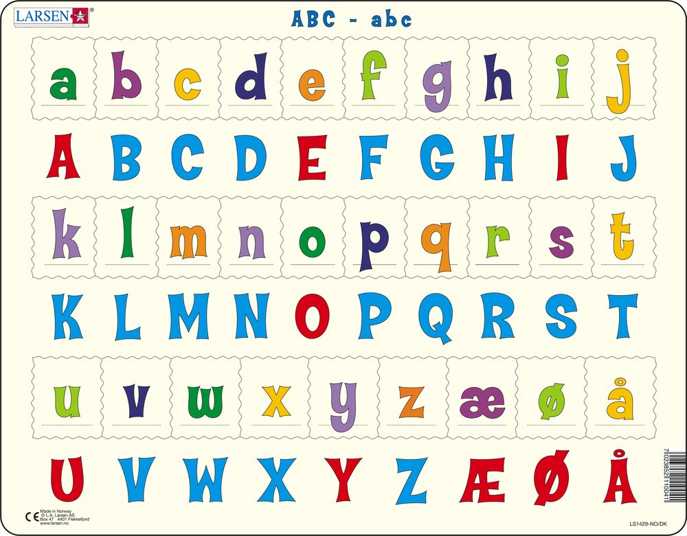 LS1429 - ABC-abc (Flerspråklig (Norsk/Dansk)) LS1429 - ABC-abc (Flerspråklig (Norsk/Dansk))
