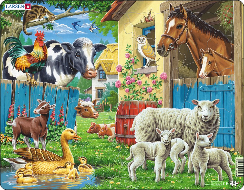FH23 - Domestic Animals on a Cozy Farm (Neutral) FH23 - Domestic Animals on a Cozy Farm (Neutral)