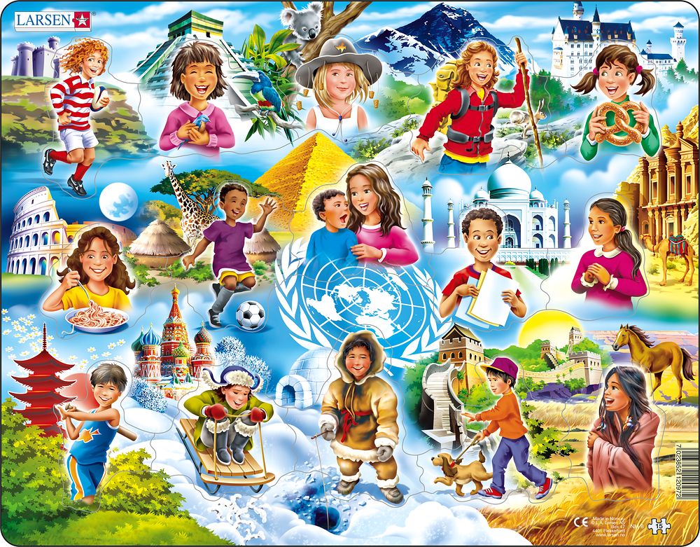 NM8 - Beginner Puzzle: Children Around the World (Neutral) NM8 - Beginner Puzzle: Children Around the World (Neutral)