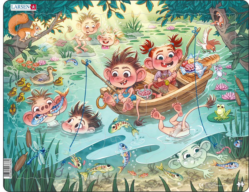 TR1 - Little trolls fishing and bathing (Neutral)