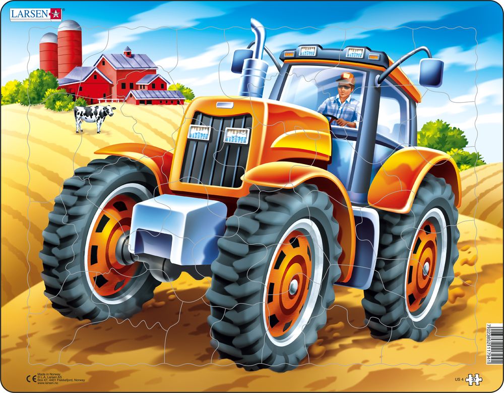 US4 - Large Tractor in a Farm Field (Neutral) US4 - Large Tractor in a Farm Field (Neutral)