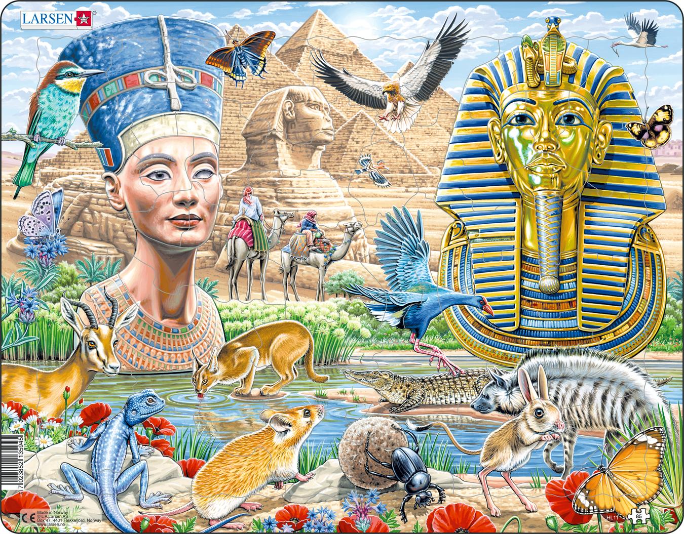 hl11-sfinksen-og-pyramidene-egyptisk-dyreliv-nefertiti-og
