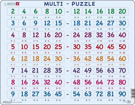 AR17 - Math Puzzle: Multiplication (2 to 9)