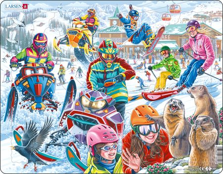 PG8 - Marmots, fast snowmobiles and flying snowboarder
